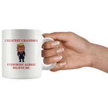 Load image into Gallery viewer, Greatest Grandma Grandmother Trump Thumbs Up Mug - Trump Mug