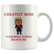 Load image into Gallery viewer, Greatest Mom Mother Trump Thumbs Up Mug - Trump Mug