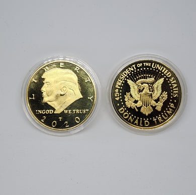 Liberty Trump 2020 In God We Trust 45th President United States American Eagle Gold Collectible Coin