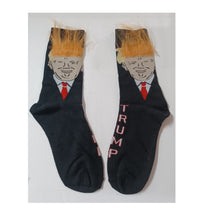 Load image into Gallery viewer, Donald Trump Orange Hair Funny Socks Unisex Crew Socks