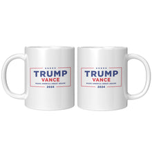 Load image into Gallery viewer, Trump Vance 2024 MAGA Sign Mug