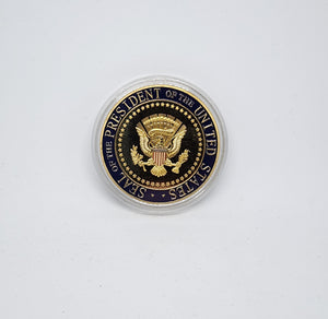 White House Donald Trump 45th President Presidential Seal Gold Collectible Coin