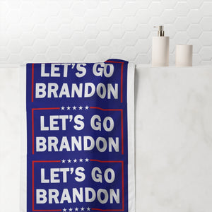 Let's Go Brandon Premium Beach Towel