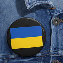 Load image into Gallery viewer, Ukraine Flag Pin Button