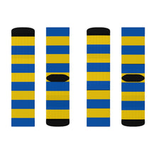 Load image into Gallery viewer, Ukraine Flag Striped Socks