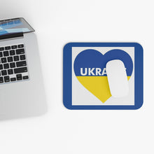 Load image into Gallery viewer, I Love Ukraine Heart Mouse Pad
