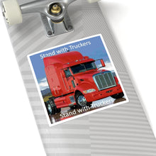 Load image into Gallery viewer, Stand with Truckers Truck Convoy Trucker Sticker