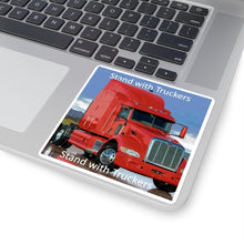 Load image into Gallery viewer, Stand with Truckers Truck Convoy Trucker Sticker