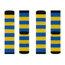 Load image into Gallery viewer, Ukraine Flag Striped Socks
