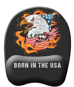 Born in the USA Eagle Patriotic American Gel Mousepad