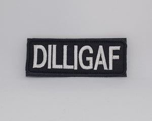 DILLIGAF Morale Tactical Embroidered Hook & Loop Patch