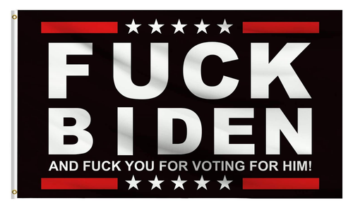 Fuck Biden Anti-Biden 3x5 Feet MAGA Trump Banner Flag