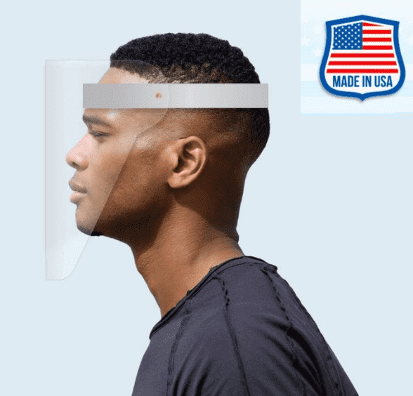 Safety Face Shield Clear Face Guard Protective Visor Cover Reusable Lightweight - Trump Mug