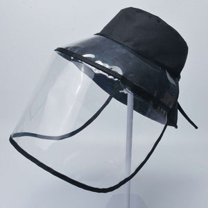 Fisherman Bucket Hat with Removable Full Face Protective Visor Shield - Trump Mug