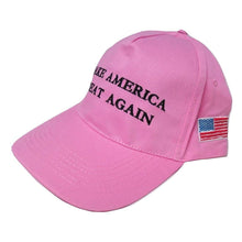 Load image into Gallery viewer, MAGA Make America Great Again Donald Trump USA Flag Baseball Cap Hat PINK - Trump Mug