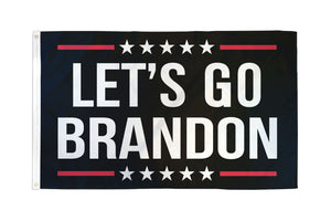 Let's Go Brandon 3x5 Feet Flag BLACK