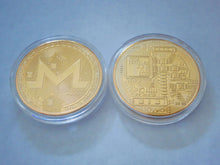Load image into Gallery viewer, Monero Gold Plated Color Physical Coin Cryptocurrency XMR Collectible Coin - Trump Mug