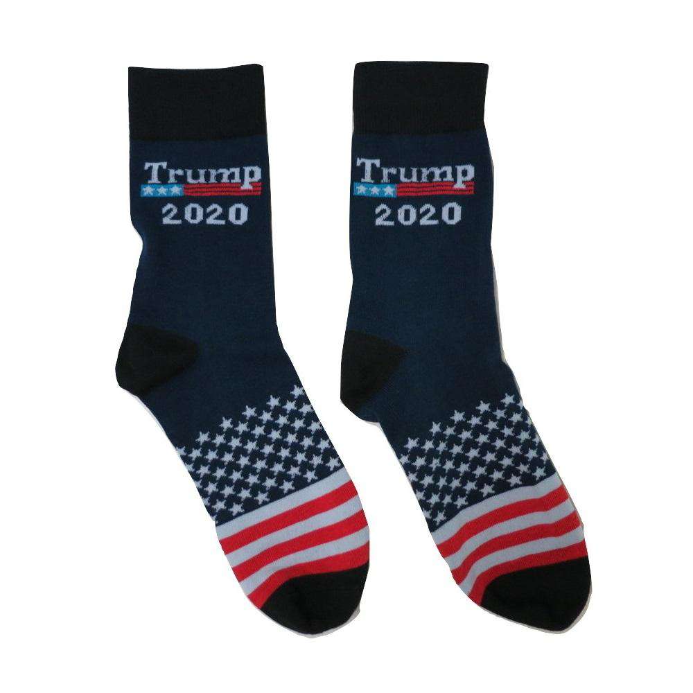 Trump 2020 Navy Black Socks Unisex Crew Socks - Trump Mug