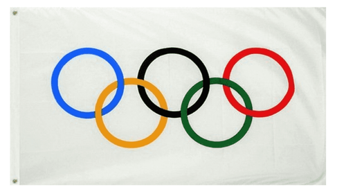 Olympic Games 3x5 Feet Flag Olympics Rings International Banner Flag - Trump Mug