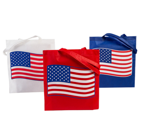 USA Patriotic American Large Tote Bag