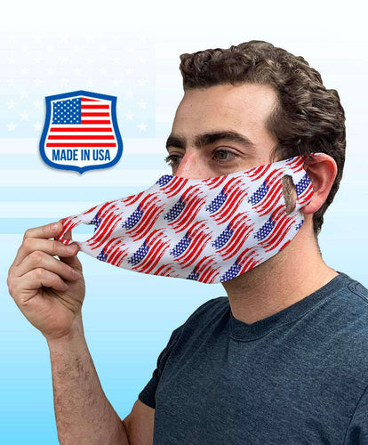 Face Mask Nose Mouth Cover Reusable Washable Fabric Mask - Trump Mug