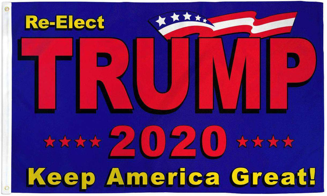 Re-Elect Donald Trump 2020 Keep America Great President 3x5 Feet MAGA Banner Flag - Trump Mug