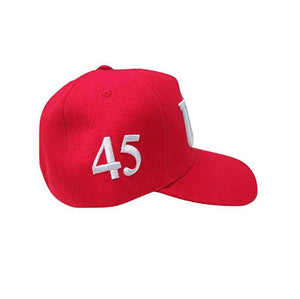 USA 45 MAGA Make America Great Again Donald Trump USA Flag Baseball Cap Hat RED - Trump Mug