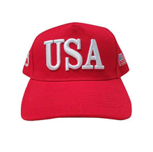 Load image into Gallery viewer, USA 45 MAGA Make America Great Again Donald Trump USA Flag Baseball Cap Hat RED - Trump Mug