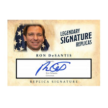 Load image into Gallery viewer, Ron DeSantis Florida MAGA Replica Signature Autograph Novelty Card