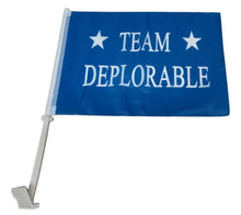 Load image into Gallery viewer, Team Deplorable 12&quot; x 18&quot; Car Window Flag Donald Trump President Make America Great Again MAGA - Trump Mug