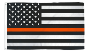 Thin Orange Line USA American Flag Search Rescue Recovery (SAR) Emergency EMS Personnel 3x5 Feet Banner Flag - Trump Mug
