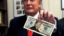 Load image into Gallery viewer, Donald Trump 2020 Presidential Dollar Bill with Currency Holder - Trump Mug