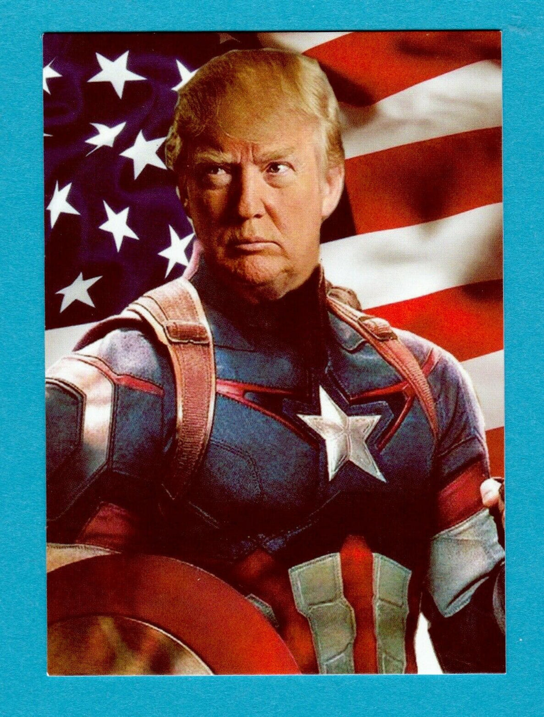 Donald Trump Captain America MAGA Collectible Card
