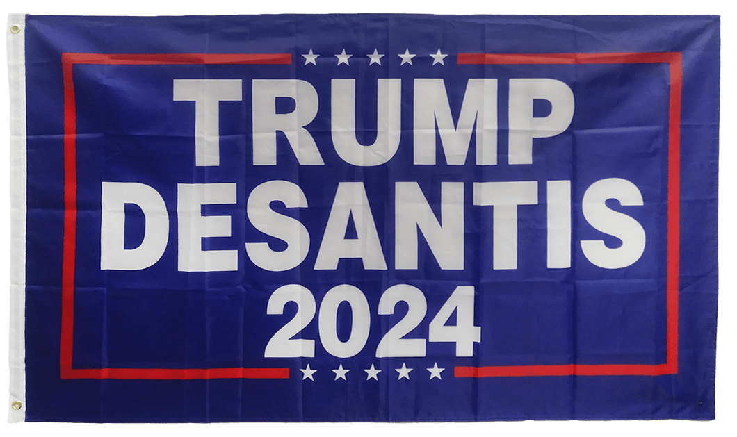 Trump DeSantis 2024 3x5 Feet MAGA Banner Flag