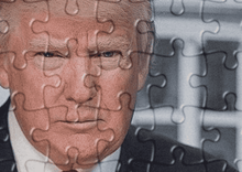 Load image into Gallery viewer, Donald Trump Presidential Portrait MAGA Puzzle - Trump Mug