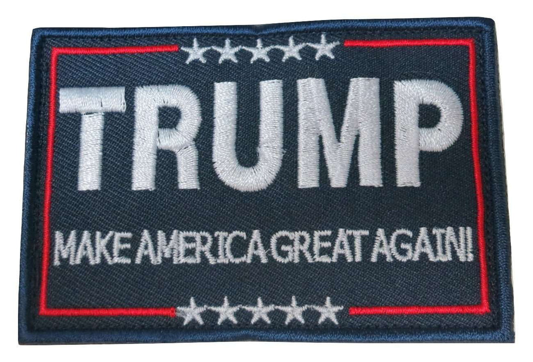 Donald Trump Make America Great Again MAGA Flag Hook & Loop Patch - Trump Mug