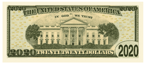 Donald Trump Melania 2020 First Couple Presidential Dollar Bill with Currency Holder - Trump Mug