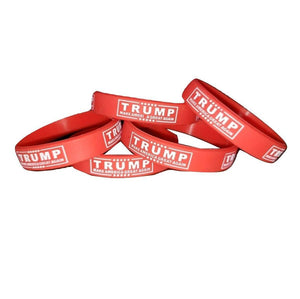 Trump Sign Make America Great Again Donald Trump President Red Silicone Wrist Band Bracelet Wristband - Trump Mug