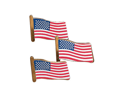 USA Flag Patriotic American Metal Lapel Pin
