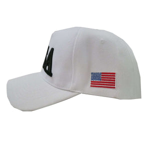 USA 45 MAGA Make America Great Again Donald Trump USA Flag Baseball Cap Hat WHITE - Trump Mug