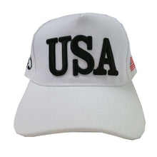 Load image into Gallery viewer, USA 45 MAGA Make America Great Again Donald Trump USA Flag Baseball Cap Hat WHITE - Trump Mug