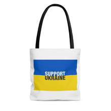 Load image into Gallery viewer, Support Ukraine Flag Tote Bag