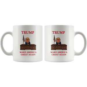 Trump Desk Make America Great Again MAGA Mug - Trump Mug