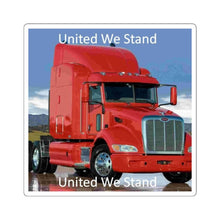 Load image into Gallery viewer, United We Stand Truck Convoy Trucker Sticker