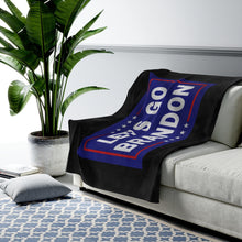 Load image into Gallery viewer, Let&#39;s Go Brandon Velveteen Plush Blanket