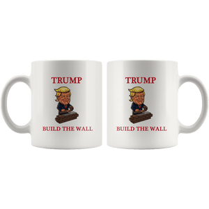 Trump Build The Wall MAGA Mug - Trump Mug