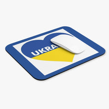 Load image into Gallery viewer, I Love Ukraine Heart Mouse Pad