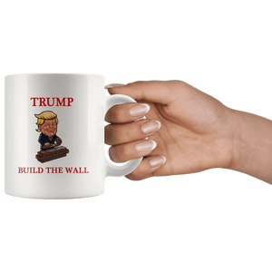 Trump Build The Wall MAGA Mug - Trump Mug