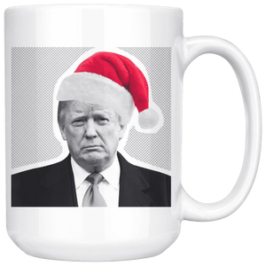 Donald Trump Merry Christmas Santa MAGA Mug - Trump Mug