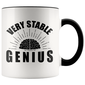 Very Stable Genius with Brain Trump MAGA Mug - Trump Mug